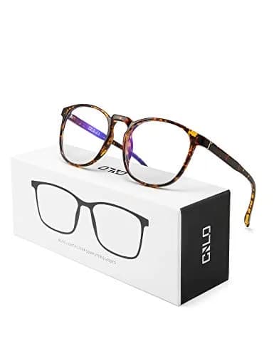 CNLO Blue Light Blocking Glasses Amber | Anti Eyestrain Computer Glasses for Men & Women thumbnail 1