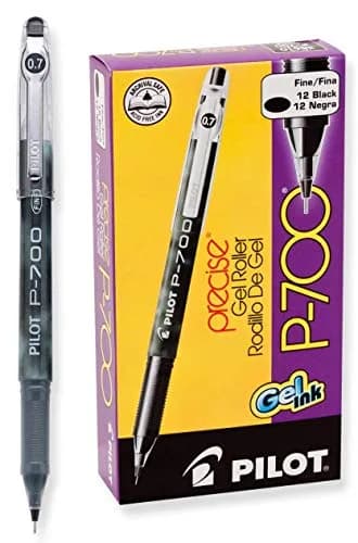 Pilot P-700 Rollerball Stick Gel Pen (24 Pack, Black/Blue) | Refillable Gel Ink Pen for Smooth Writing thumbnail 3