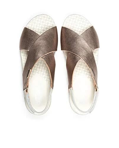 PIKOLINOS Mahon Wedge Sandals Women | Leather | Extra-Light | Silver thumbnail 6