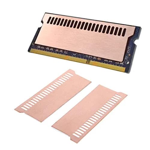 Easycargo Copper RAM Heatsink Kit 63mmx23mm (2-Pack) | Low Profile Cooling for Laptops & Notebooks thumbnail 1