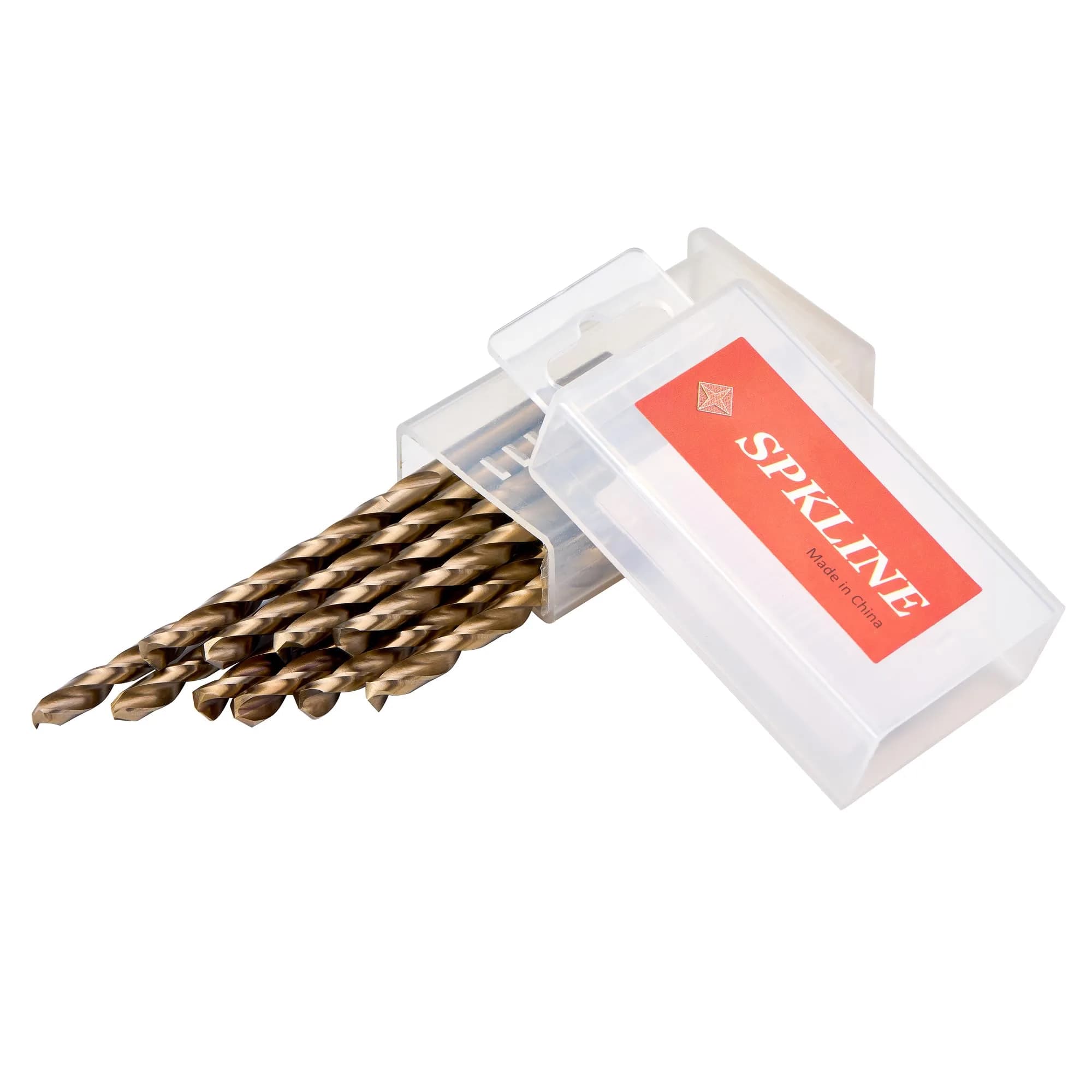 SPKLINE 10 Pcs 4.8mm (3/16") Cobalt Drill Bit Set | M35 High Speed Steel with 5% Cobalt Alloy - view 3