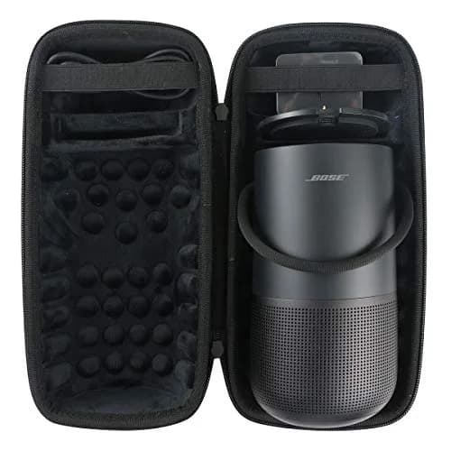 Khanka Hard Carrying Case for Bose Portable Smart Speaker Triple Black | Durable EVA Protection thumbnail 1