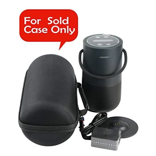 Khanka Hard Carrying Case for Bose Portable Smart Speaker Triple Black | Durable EVA Protection thumbnail 7