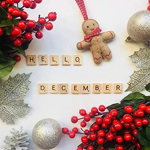 TMEEIHNSS 100Pcs Wooden Alphabet Tiles for Crafts & Wall Art | Solid Wood, 18x20mm, 4mm Thick thumbnail 7