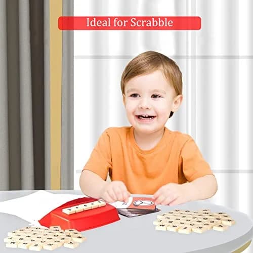 TMEEIHNSS 100Pcs Wooden Alphabet Tiles for Crafts & Wall Art | Solid Wood, 18x20mm, 4mm Thick thumbnail 8