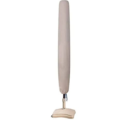 EliteShade Patio Umbrella Cover for 9ft Market Umbrellas | Water Resistant Beige Oxford Fabric thumbnail 1