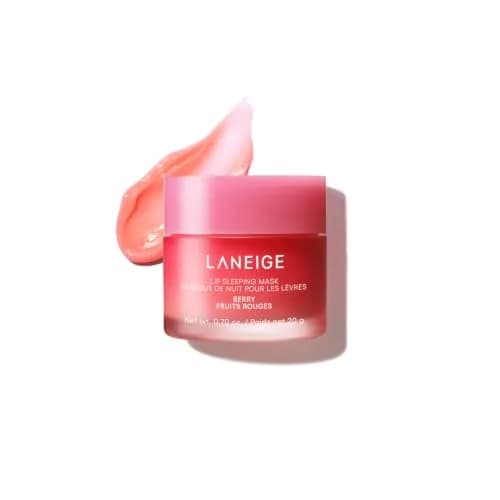 LANEIGE Lip Sleeping Mask | Korean Overnight Lip Treatment | 0.7 Ounce | Nourishing Berry & Shea thumbnail 1