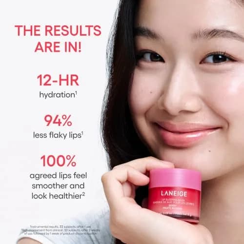 LANEIGE Lip Sleeping Mask | Korean Overnight Lip Treatment | 0.7 Ounce | Nourishing Berry & Shea thumbnail 6