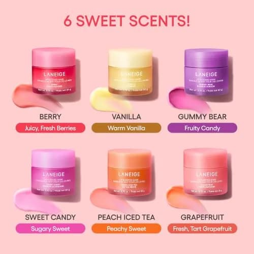 LANEIGE Lip Sleeping Mask | Korean Overnight Lip Treatment | 0.7 Ounce | Nourishing Berry & Shea thumbnail 9