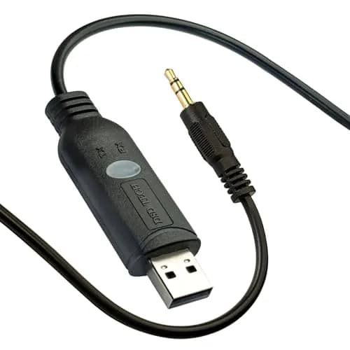 DSD TECH SH-U35B USB RS232 to 3.5mm Serial Cable 6FT | FTDI FT232RL Chip Support thumbnail 1