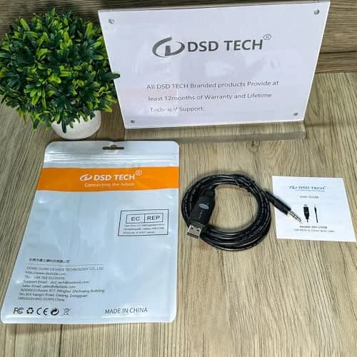 DSD TECH SH-U35B USB RS232 to 3.5mm Serial Cable 6FT | FTDI FT232RL Chip Support thumbnail 8