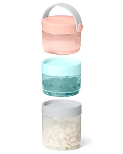 Skip Hop Baby Formula Container, Formula-to-Food Teal 300ml (10 oz) | Stackable & Leak-Proof for Baby Purees & Formula thumbnail 4