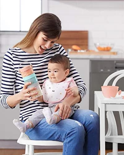Skip Hop Baby Formula Container, Formula-to-Food Teal 300ml (10 oz) | Stackable & Leak-Proof for Baby Purees & Formula thumbnail 2