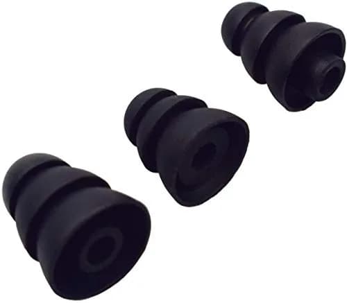 JNSA Triple Flange Ear Tips for Earbuds | Noise Isolation & Secure Fit (70-120 chars) thumbnail 3