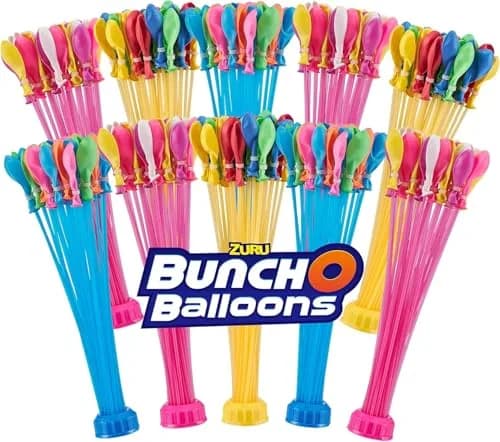 Bunch O Balloons Rapid-Fill Crazy Color Water Balloons 350 Count (10 Pack) | Self-Sealing for Quick Summer Fun thumbnail 1