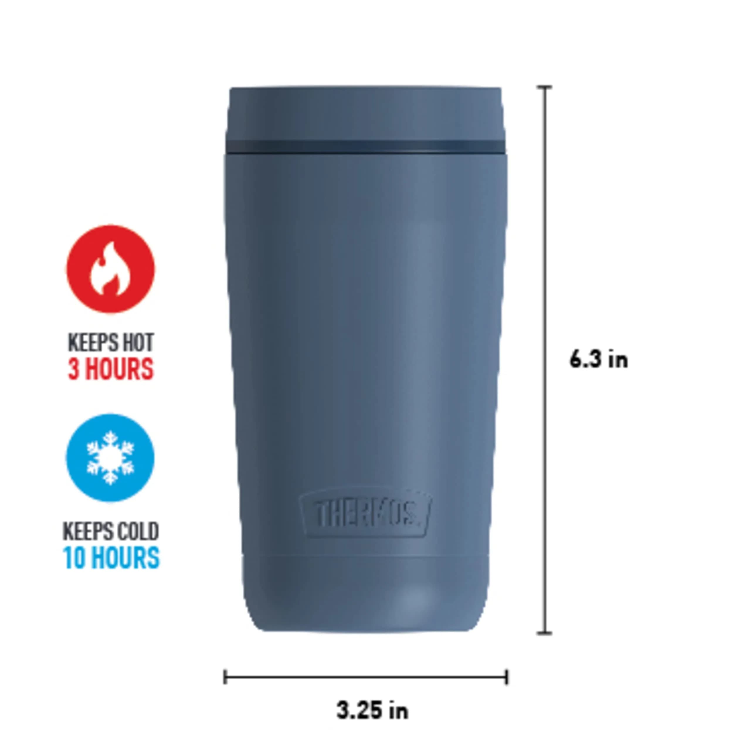 THERMOS ALTA SERIES Stainless Steel Tumbler 355ml (12 Ounce) | Keeps Drinks Hot 3 Hrs, Cold 10 Hrs - view 7