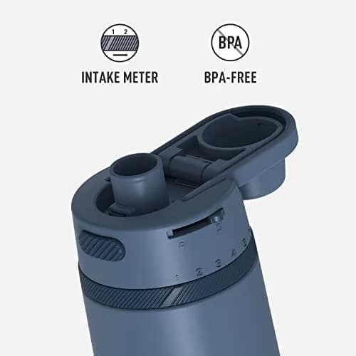 THERMOS ALTA Series Stainless Steel Hydration Bottle 24 Ounce | Keeps Drinks Cold 18 Hours, Slate thumbnail 4