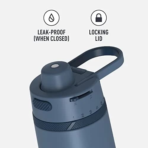 THERMOS ALTA Series Stainless Steel Hydration Bottle 24 Ounce | Keeps Drinks Cold 18 Hours, Slate thumbnail 2