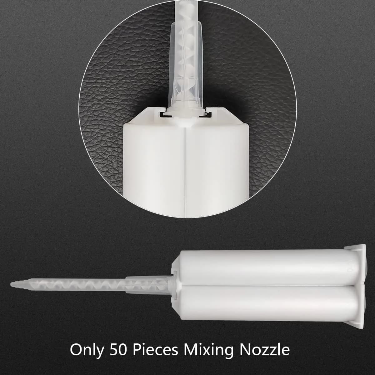 FRIGIIRE Epoxy Mixing Nozzle Tip 50ml (1:1 Ratio, 50 Pieces) | Precision Adhesive Dispensing for Industrial & Craft Use - view 4