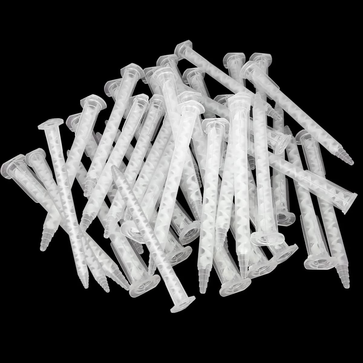 FRIGIIRE Epoxy Mixing Nozzle Tip 50ml (1:1 Ratio, 50 Pieces) | Precision Adhesive Dispensing for Industrial & Craft Use - main product image