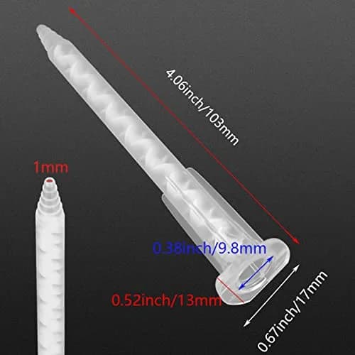FRIGIIRE Epoxy Mixing Nozzle Tip 50ml (1:1 Ratio, 50 Pieces) | Precision Adhesive Dispensing for Industrial & Craft Use thumbnail 2