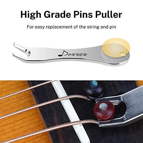 Donner Brown Cocobolo Acoustic Guitar Bridge Pins with Abalone Dot (6 PCS, 5mm Slot) | Enhanced Sustain & Resonance thumbnail 5