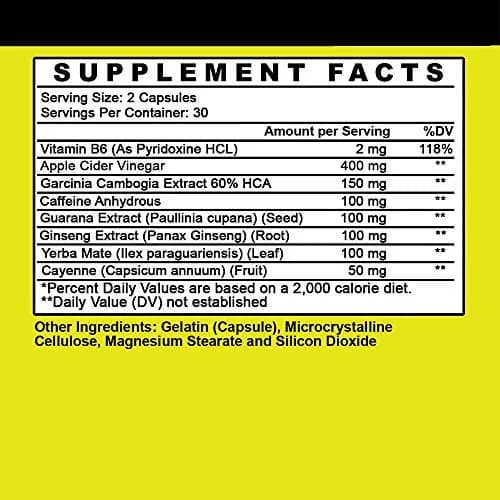 Angry Supplements Angry Energy Capsules 60 Count | Natural Non-GMO Energy Booster for Focus & Stamina thumbnail 5