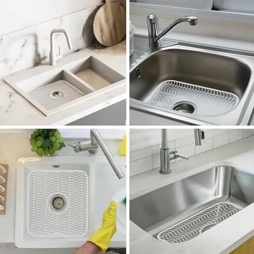 DecorRack Sink Protectors for Kitchen, Plastic 12" x 11" | Protect Sink from Damage & Scratches thumbnail 7