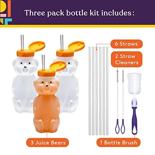 Special Supplies Honey Bear Straw Cup 237ml (8 Fl Oz) | Therapy Assist for Low Suction & Mobility thumbnail 3