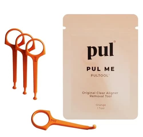 The Pultool Orange Aligner Removal Tool 4-Pack | FDA-Registered Orthodontic Accessory thumbnail 1