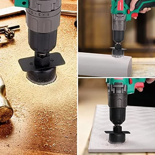 HYCHIKA 19-Piece Hole Saw Kit with 19-152mm Blades, Mandrels & Drill Bits | Cuts Wood, Plywood, Drywall, PVC thumbnail 5
