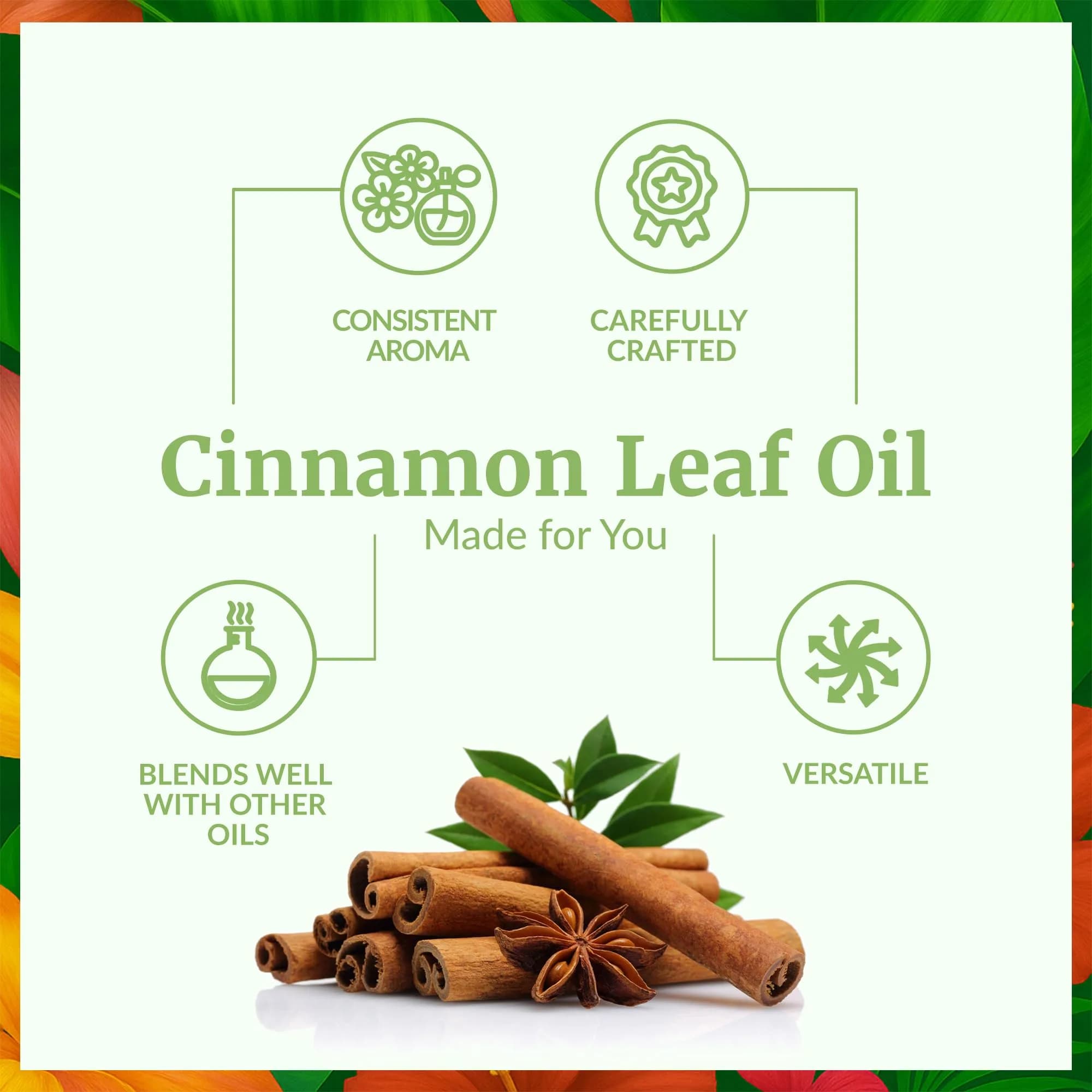 SVA ORGANICS Cinnamon Leaf Essential Oil 4 Fl Oz (118 ml) | Pure & Natural - view 3