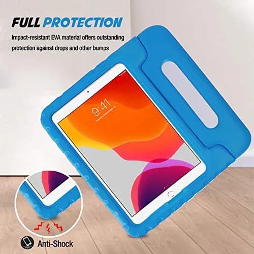 ProCase Kids Case for iPad 10.2" 9th/8th/7th Gen 2021/2020/2019-Blue | Impact-Resistant & Lightweight thumbnail 3