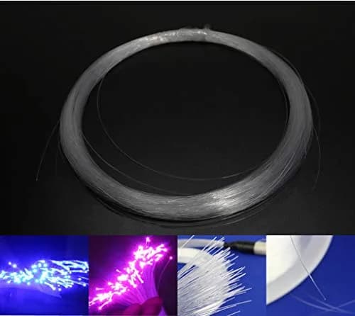 AZIMOM PMMA Plastic End Glow Fiber Optic Cable 0.25mm 100m | Bright Night Lighting for Sky Ceilings thumbnail 2