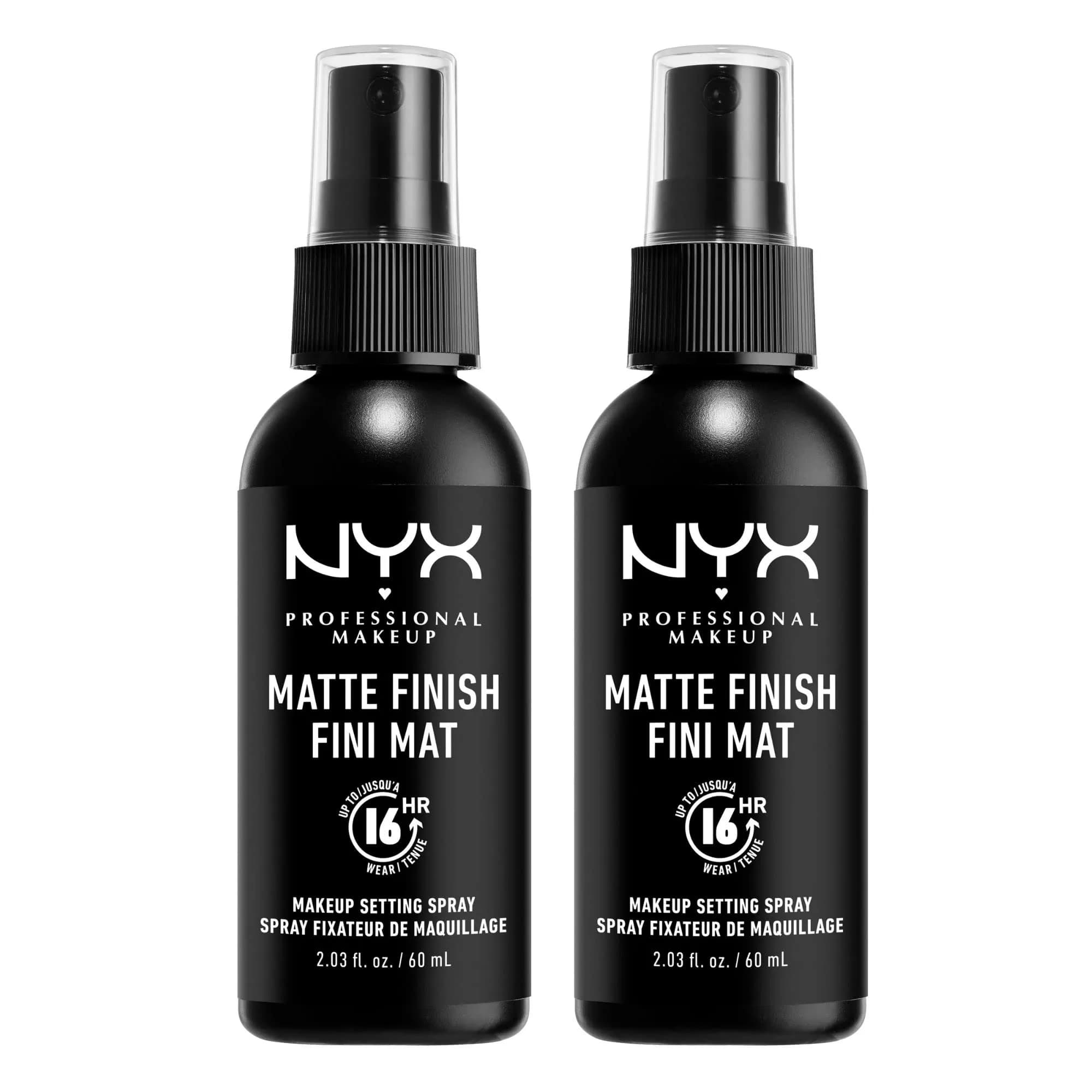 NYX PROFESSIONAL MAKEUP Makeup Setting Spray - Dewy Finish, Vegan Formula | Lightweight Face Mist for 16HR Wear — Matte / Matte & Matte