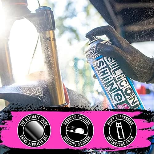 Muc-Off Silicone Shine 500ml | Quick-Dry Protective Bike Polish for Friction & Dirt thumbnail 3