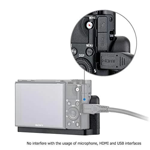JJC Metal AGR2 RX100VII Hand Grip Holder for Sony RX100 VII 5.6cm (2.6in) | Premium Aluminium Alloy Construction thumbnail 3