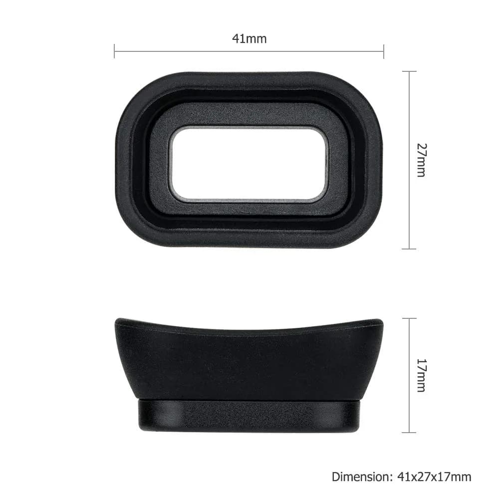 Kiorafoto Extended Eyecup Viewfinder for Sony A6000 A6100 A6300 | Blocks Light & Protects Viewfinder - view 8
