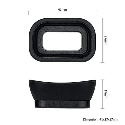 Kiorafoto Extended Eyecup Viewfinder for Sony A6000 A6100 A6300 | Blocks Light & Protects Viewfinder thumbnail 8