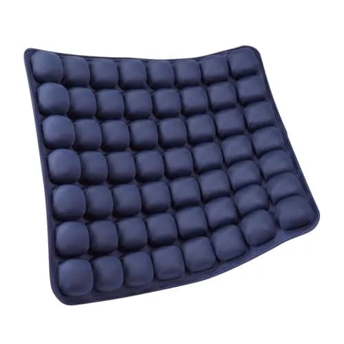 SUNFICON Inflatable Seat Cushion Blue 43cm x 41cm x 2.5cm (18'' x 16'' x 1'') | Pressure Relief for Chairs and Wheelchairs thumbnail 1
