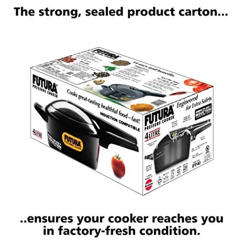 Hawkins Futura Pressure Cooker 4 Liter (4.2 Quarts) | Museum-Featured Design for Faster Cooking thumbnail 5