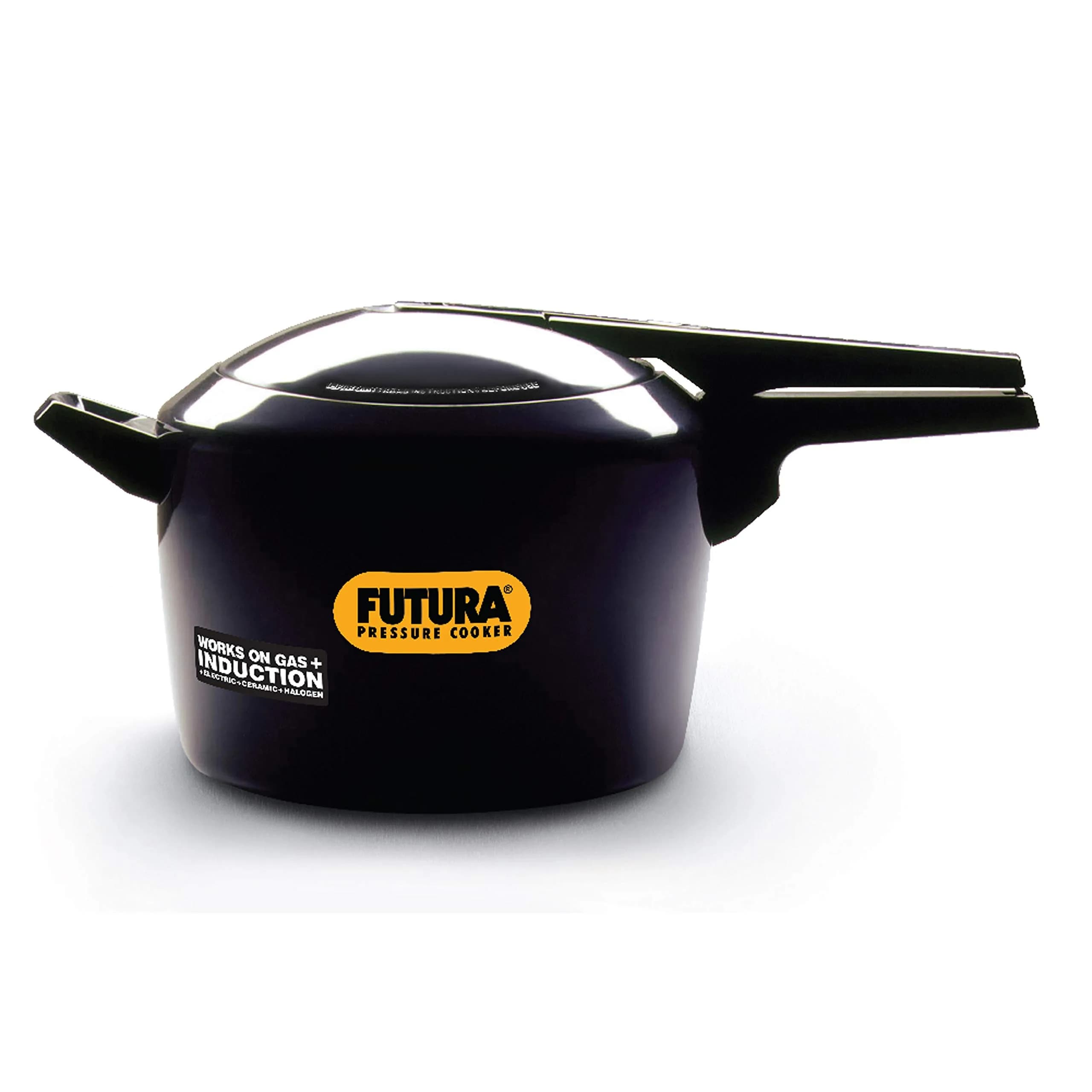 Hawkins Futura Pressure Cooker 6 Liter (6.3 Quarts) Gray | Museum of Modern Art Displayed Cooker - main product image