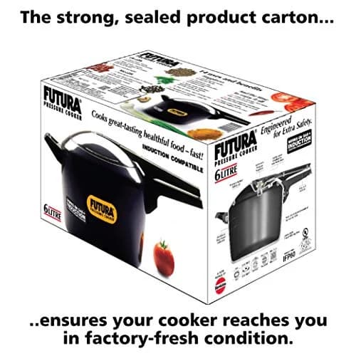 Hawkins Futura Pressure Cooker 6 Liter (6.3 Quarts) Gray | Museum of Modern Art Displayed Cooker thumbnail 5