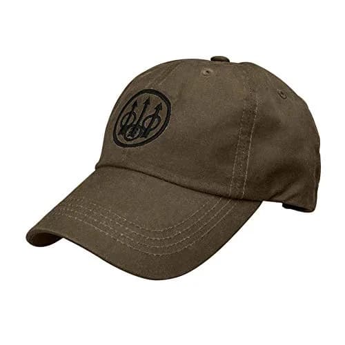 Beretta Waxed Cotton Hunting Outdoor Casual Hat, Sandstone | Water-Resilient, Adjustable Fit thumbnail 1