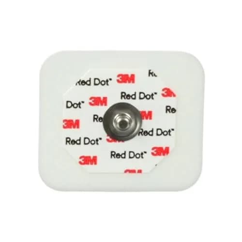 3M Red Dot Monitoring Electrode 1.60" W x 1.36" L (1000-Pack) | Professional Healthcare ECG Leads thumbnail 1