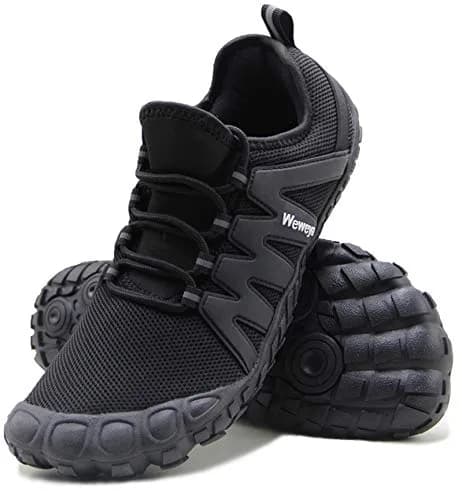 Weweya Men Barefoot Zero Drop Minimalist Five Fingers Shoes Size 11 Black | Lightweight, Flexible & Breathable thumbnail 1