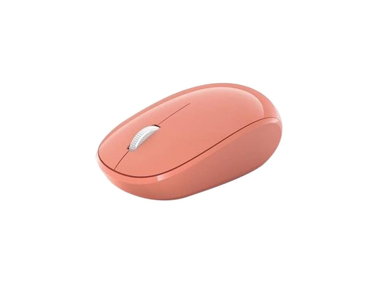Microsoft Bluetooth Mouse Peach | Compact, Wireless Bluetooth 5.0 LE, 12-Month Battery Life, Right/Left Hand Use — peach