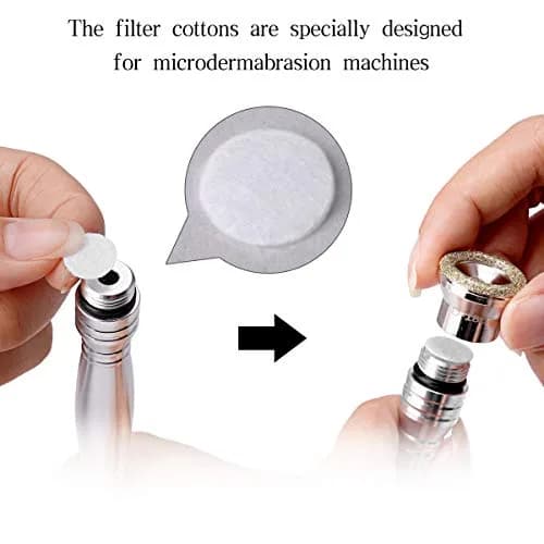 TopDirect Microdermabrasion Filters 600 Pieces | Skin-Friendly Cotton, 10mm Vacuum Filters for Facial Machine thumbnail 5