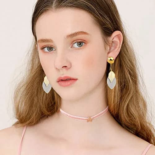 Aylifu Clip On Earring Converter Non-Pierced Earrings Components with Loop and Cushions | Durable Brass, Gold & Silver thumbnail 7