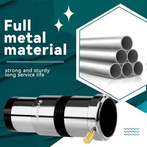SVBONY SV137 3X Barlow Lens | 1.25 Inch Telescope Accessory for Planetary & Lunar Observation, Fully Multi-coated Lenses thumbnail 8